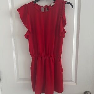Red Short Romper